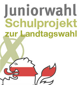 Logo zur Juniorwahl zur Landtagswahl in Hessen 2023 