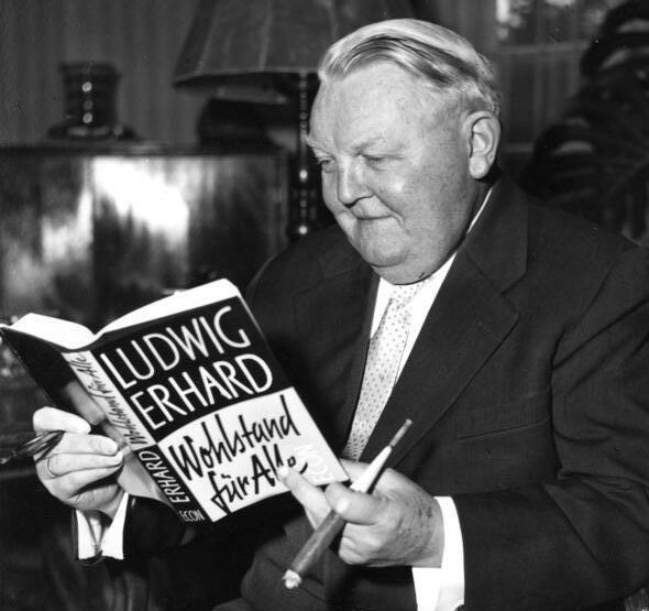 04. Februar 1897 125. Geburtstag Ludwig Erhard Gesicht des deutschen